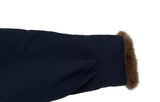 Hino Fluffy Fur Collar Pocket Jumper