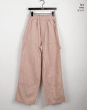 Penp Carpenter Damage Long Wide Cotton Pants