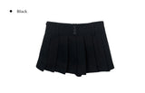 [Skirt Pants] Mendy Button Pleats Mini Skirt