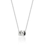 Claw Silver Barrel Necklace