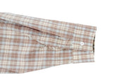 Coin Check Over Collar Shirt