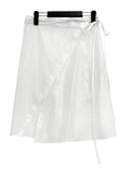 Ash Layered Wrap Skirt