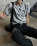 COSY Made Short Sleeve Ver Single Short Sleeve Knit Tee