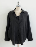 Sisle knit sleeveless wrinkle shirt set