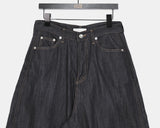 Onni Embroidered Balloon Wide Denim Long Pants