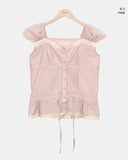Aileen Frill Sleeveless Blouse