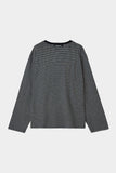 POCKET STRIPE LONG SLEEVE T SHIRT