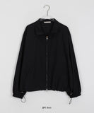 Spoon Two-Way String Summer Nylon Wind Jacket