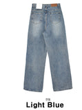 move denim wide pants