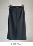 Aldi Basic H-Line Long Skirt (Belt Set)