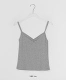 Highla Punching Basic V-Neck Shirring Sleeveless
