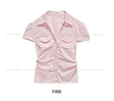 Eve Pocket Puff Short Sleeve Shirt