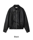Pero Vintage Washing Leather Jacket
