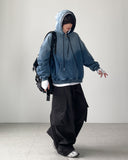 Martina Washing Denim Hoodie