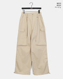 Mudin Two Way Wide Back Banding Cargo Pants