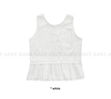 [BAG SET] DOT FRILL SLEEVELESS