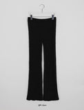 Moind Velvet Ribbed Banding Pants