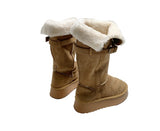 Bolt Winter Fur Platform Sole Long Boots