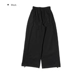 [A/M] Poning Cotton Banding Wide Pants
