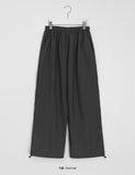 [BAONHAUS] Mitboss Nylon Banding Wide Pants