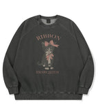 RIBBON CAT Raglan Pigment Sweatshirt