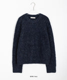 Migend Hairy Wool Crop Knit