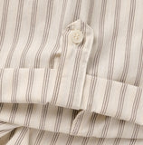Fruity Pocket Stripe Roll-up Short Sleeve Shirt