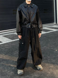 Glossy Crop Collar Jacket
