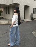 [MADE] Ub Summer Wide Stitch Pocket Denim Pants