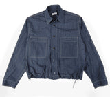 Semi cropped stitch shirt