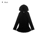 Woohoo Frill Layered Hood One Piece