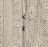 Harros Crochet Short Sleeve Zip-Up