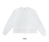 PONTE FRILL ZIP-UP