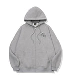 Fairy Angel Embroidered Hood Zip-Up