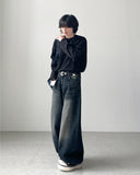 Tom Brush Balloon Wide Denim