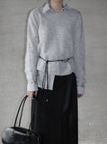 Raton Alpaca Mohair Knit Sweatshirt