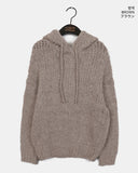 Sobel Pogeun Alpaca Loose Fit Hoodie Knitwear