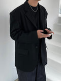 Overshoulder wool blazer
