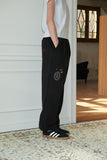 French Stitch Embroidered Sweatpants