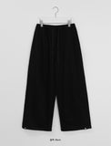 Carinton Pintuck Training Banding Wide Pants