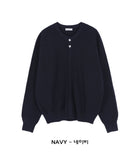 Hidden Button Round Cardigan