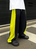Side Color Matching Brushed Pants