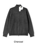 Renki Soft Ribbed Knit Zip-Up