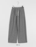 [unisex] Seina Banding Brushed Wide Knit Pants