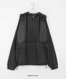 Culz Denim String Hood Over Anorak
