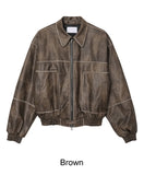 RENNE Vintage Leather Jacket