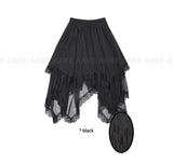 UNBAL LACE LONG SKIRT
