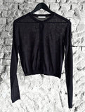 Basic see-through cardigan