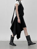 Retton Folding Unbalance Skirt