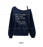 Vint Eyelet Strap Sweatshirt